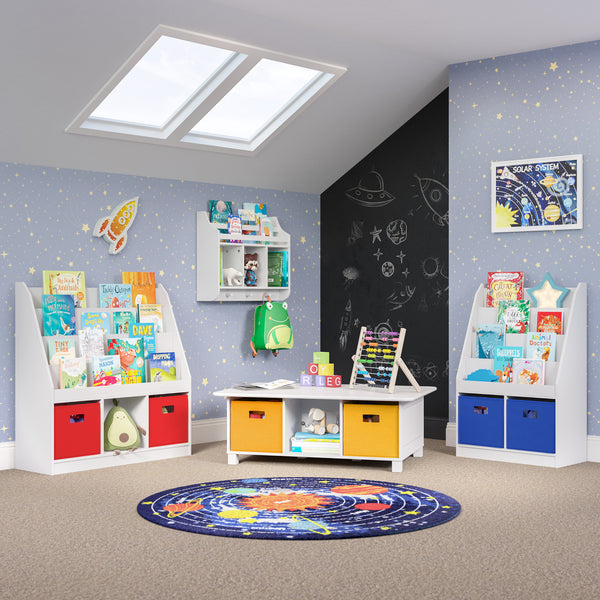 Kids Bookrack with Three Cubbies – RiverRidge® Home