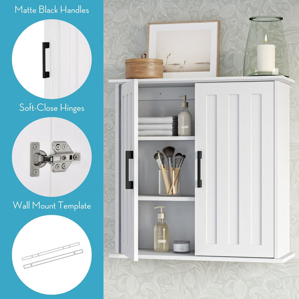 Monroe Two-Door Wall Cabinet – RiverRidge® Home