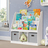 Kids Bookrack with Three Cubbies