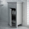 Bathroom Gray Floor Cabinet with Drawer