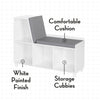 Book Nook Kids Storage Bench with Cubbies