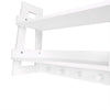 Kids 2-Tier Ladder Wall Shelf with Hooks