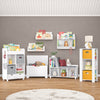 Kids Book Nook Wall Bookshelf - White (2 Pack)