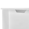 Kids Toy Storage Box with Bookracks - White