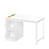 Kids Art Activity Table with Storage - White