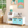 Kids Catch-All Multi-Cubby Storage Bench