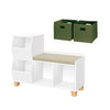 Kids Catch-All Multi-Cubby Storage Bench