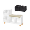 Kids Catch-All Multi-Cubby Storage Bench