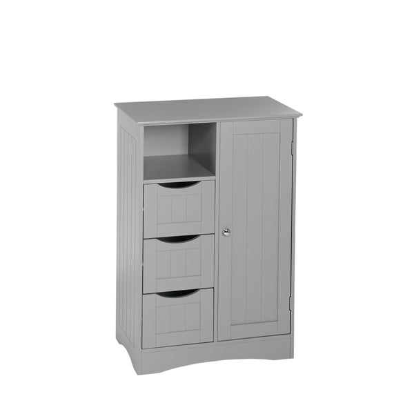 RiverRidge Ashland 22.05-in X 32.13-in X 13.39-in White Freestanding Linen Cabinet 06-086 At