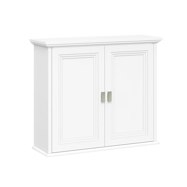 Geneva Two-Door Wall Cabinet with Layered Doors