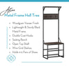Afton Metal Frame Hall Tree