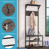 Afton Metal Frame Hall Tree