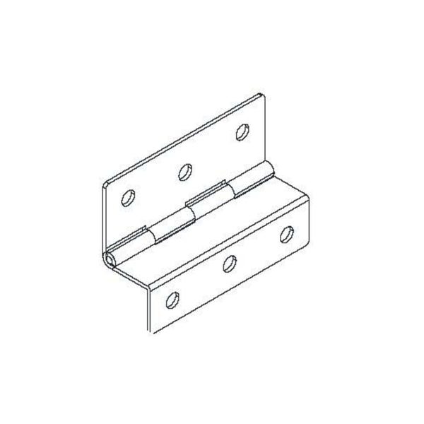 Kids Toy Storage Box with Bookracks - Part E - Hinge