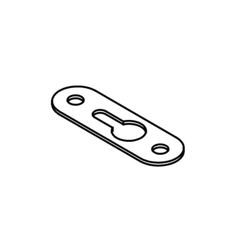 Kids 2-Tier Ladder Wall Shelf with Hooks - Part H - Keyhole Hanging Plate