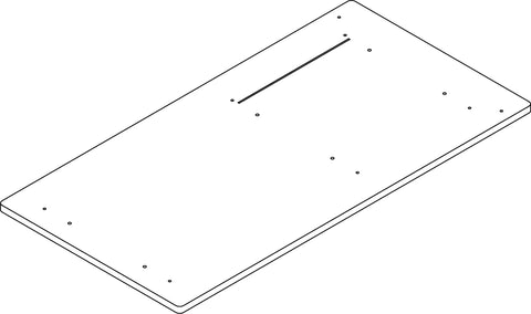 Kids Desk and Chair Set with Cubbies and Bookracks - Part 01 - Top Board