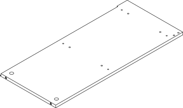 Kids Horizontal Bookcase with Cubbies - Part 01 - Left Side Panel