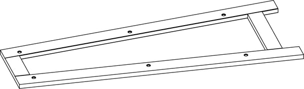 Kids 3-Tier Ladder Shelf with Bookrack and Toy Organizer - Part 01 - Left Side Frame