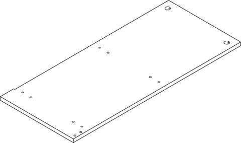 Kids Horizontal Bookcase with Cubbies - Part 02 - Right Side Panel