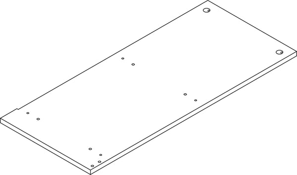 Kids Horizontal Bookcase with Cubbies - Part 02 - Right Side Panel