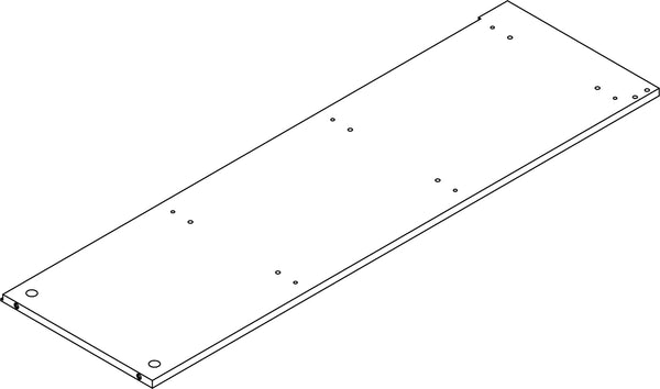 Kids 5 Cubby Storage Bench - Part 02 - Left Side Panel
