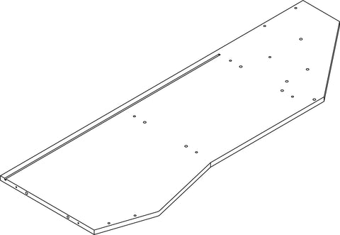 Kids Catch-All Multi-Cubby 35in Toy Organizer with Bookrack - Part 02 - Right Side Panel