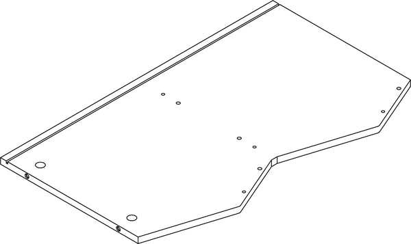 Kids Catch-All Multi-Cubby Storage Bench - Part 02 - Left Side Panel