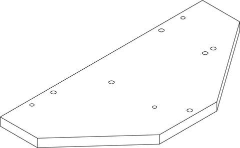 Kids Catch-All Wall Shelf with Bookrack and Hooks - Part 02 - Right Side Panel