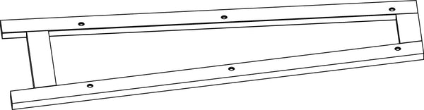 Kids 3-Tier Ladder Shelf with Bookrack and Toy Organizer - Part 02 - Right Side Frame