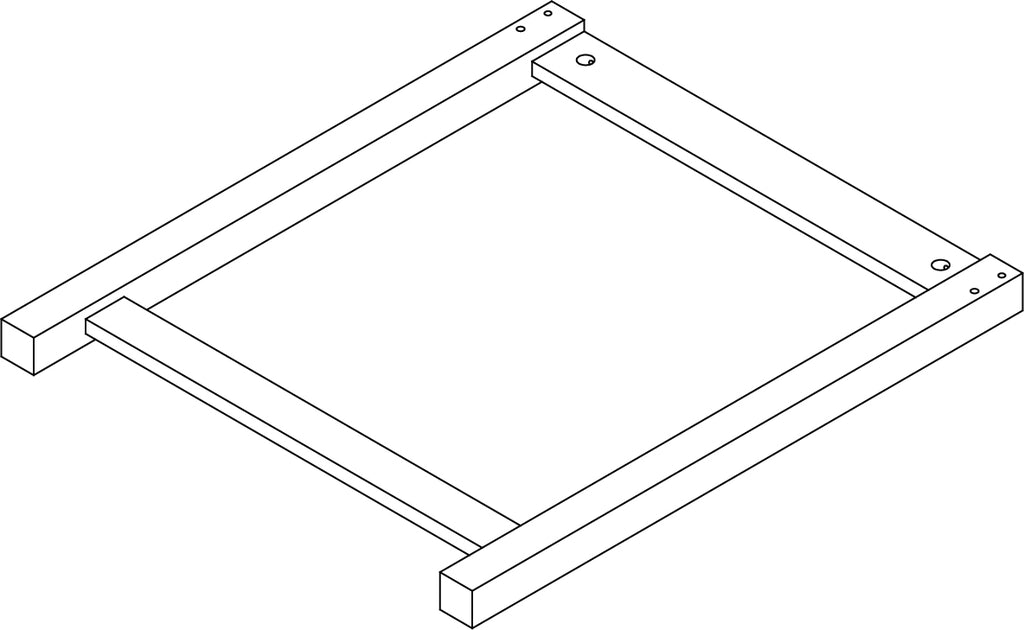 Kids Art Activity Table with Storage - Part 02 - Left Side Frame