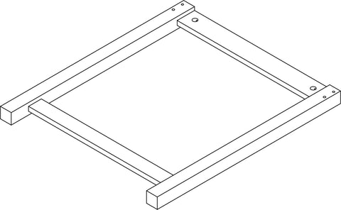 Kids Art Activity Table with Storage - Part 02 - Left Side Frame