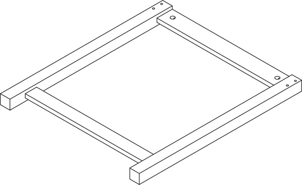 Kids Art Activity Table with Storage - Part 02 - Left Side Frame