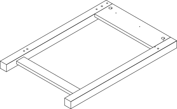 Kids Desk and Chair Set with Cubbies and Bookracks - Part 02 - Right Side Panel