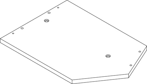 Kids 4-Tier 24in Ladder Shelf with Toy Organizer - Part 03 - Lower Left Side Panel