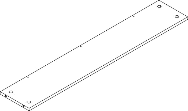 Kids Catch-All Multi-Cubby 35in Toy Organizer with Bookrack - Part 03 - Top Back Panel