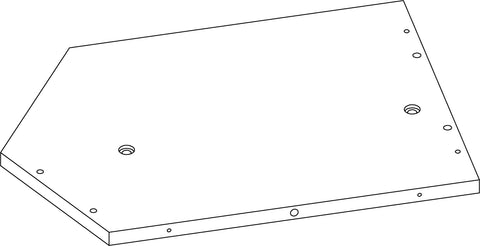 Kids 3-Tier Ladder Shelf with Bookrack and Toy Organizer - Part 03 - Lower Left Side Panel