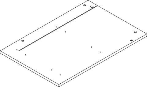 Kids Desk and Chair Set with Cubbies and Bookracks - Part 03 - Middle Side Panel