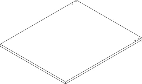 Kids Art Activity Table with Storage - Part 03 - Middel Side Panel