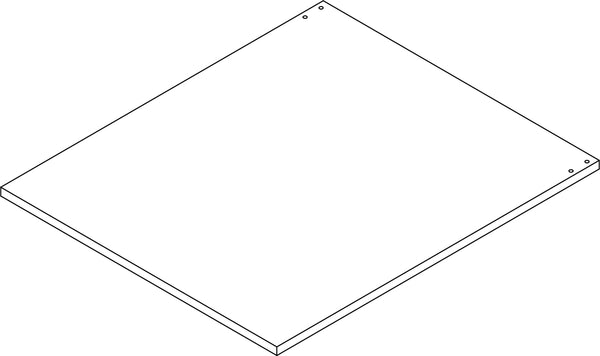 Kids Art Activity Table with Storage - Part 03 - Middel Side Panel