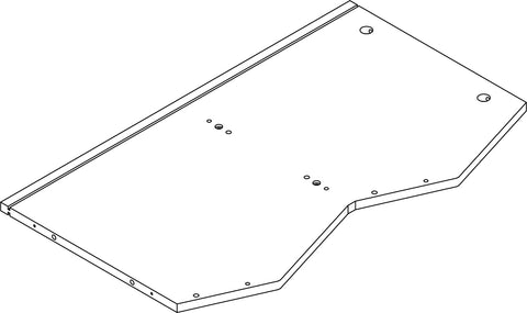 Kids Catch-All Multi-Cubby Storage Bench - Part 03 - Middle Side Panel
