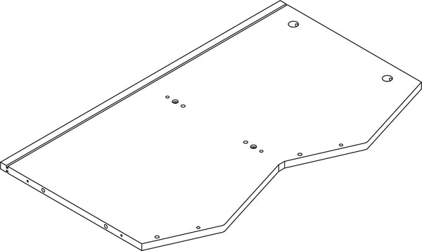 Kids Catch-All Multi-Cubby Storage Bench - Part 03 - Middle Side Panel
