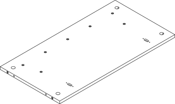 Kids Catch-All Wall Shelf with Bookrack and Hooks - Part 03 - Back Board