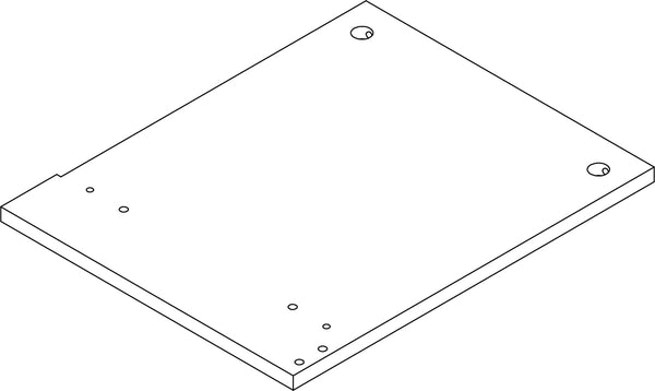 Kids 5 Cubby Storage Bench - Part 04 - Right Side Panel