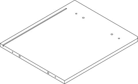 Kids Catch-All Multi-Cubby Storage Bench - Part 04 - Right Side Panel