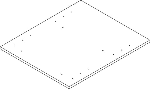 Kids Art Activity Table with Storage - Part 04 - Right Side Panel