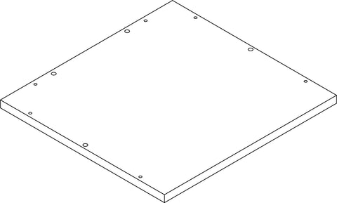 Amery 4-Tier 13in Ladder Shelf with Toy Organizer - Part 05 - Bottom Board