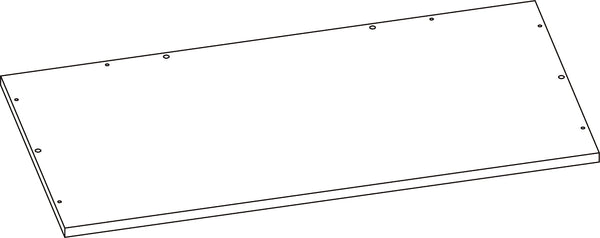 Kids 3-Tier Ladder Shelf with Bookrack and Toy Organizer - Part 05 - Bottom Board