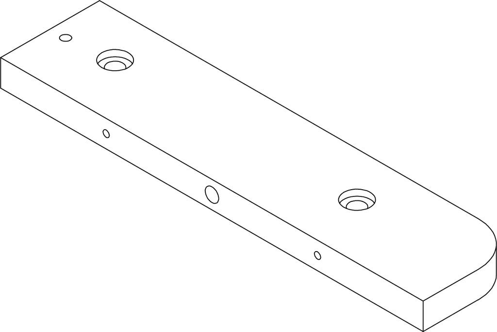 Kids 2-Tier Ladder Wall Shelf with Hooks - Part 05 - Top Shelf Right Rail Board