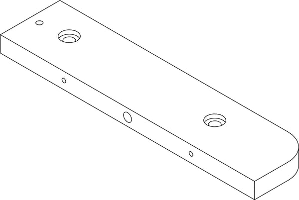Kids 2-Tier Ladder Wall Shelf with Hooks - Part 05 - Top Shelf Right Rail Board