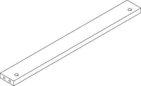 Kids Desk and Chair Set with Cubbies and Bookracks - Part 05 - Support Rail