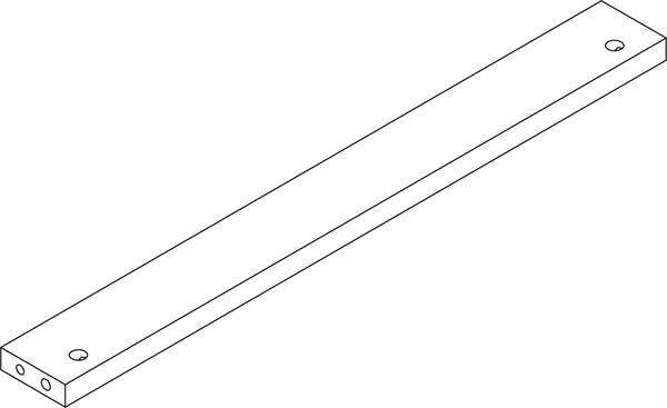 Kids Desk and Chair Set with Cubbies and Bookracks - Part 05 - Support Rail